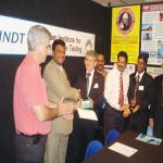 Our MD Mr Arunachalam And DO Mr. Mathivanan representing NDTSS in the Cooperation Agreement signed between NDT Society, Singapore (NDTTSS) and Australian Institute for Non Destructive Testing (AINDT) at Gold coast, Brisbane, Australia on 27th Aug 2009.